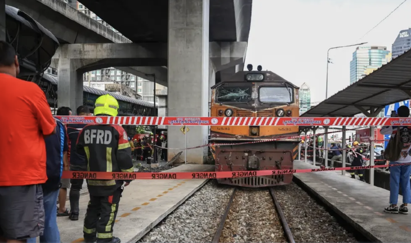 阿索克火車撞公車　列車司機驗出毒品反應