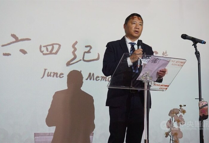 六四前夕加州紀念館遭破壞　王丹：風雨再大也會挺住