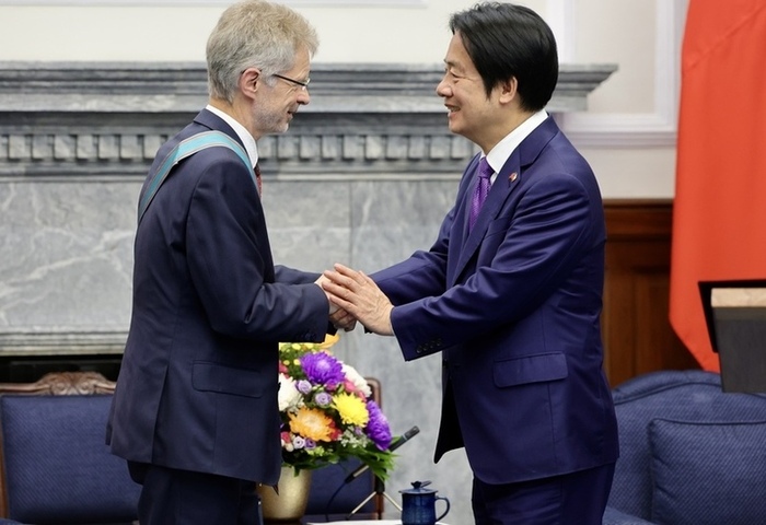 總統贈勳捷克議長韋德齊　肯定挺台捍衛民主