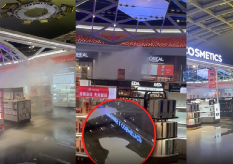 素萬那普凌晨驚魂　免稅店爆管噴黑水