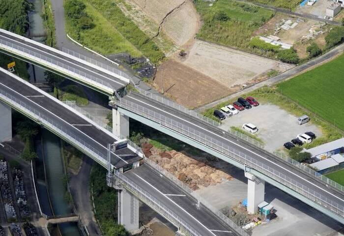熊本強震地殼變動　八代市移動84公分