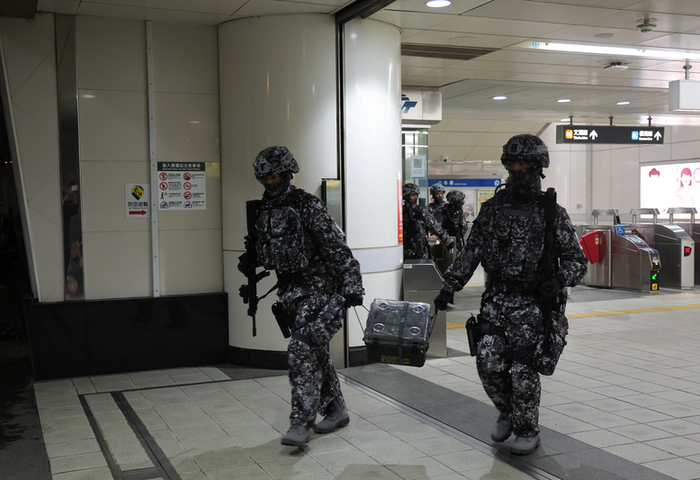 漢光演習　憲指部實施北捷地下路線運補任務演練