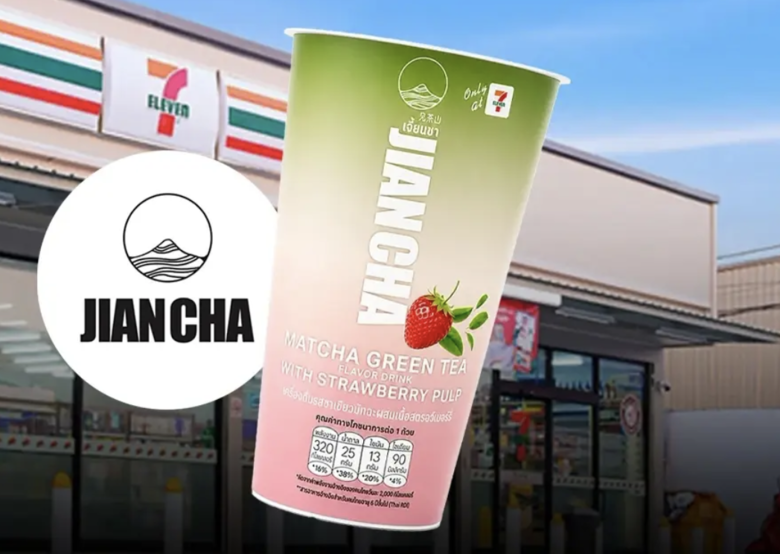JIAN CHA進軍7-Eleven　草莓抹茶49泰銖搶便利商店市場