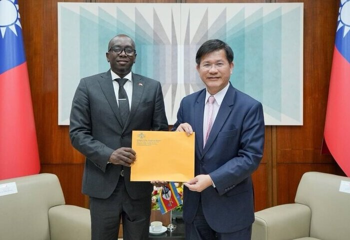 史瓦帝尼新任大使就任　盼台史關係推升嶄新高度